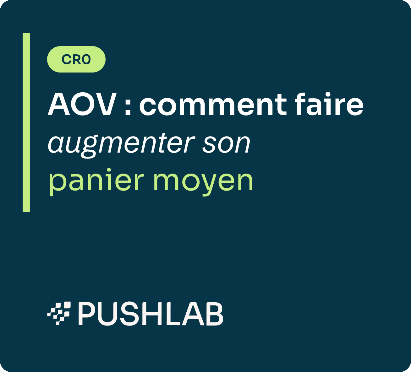 AOV : comment faire grimper le panier moyen